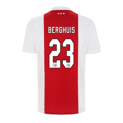 AFC Ajax Dres Steven Berghuis 23 Domaći 2021/22 Kratkih Rukava AFC Ajax Dres Steven Berghuis 23 Domaći 2021/22 Kratkih Rukava